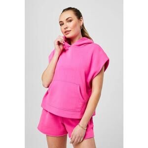 New Fabletics Year Round Terry Sleeveless Hooded Sweatshirt size M